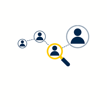 a drawing of an epidemiological model
