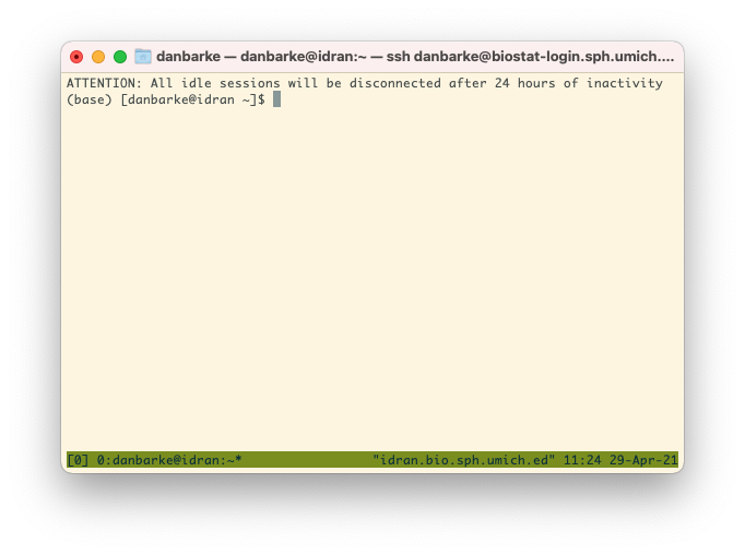 tmux window tmux window