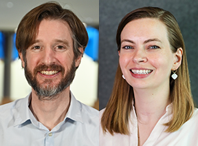 Bret Hanlon and Emily Hector