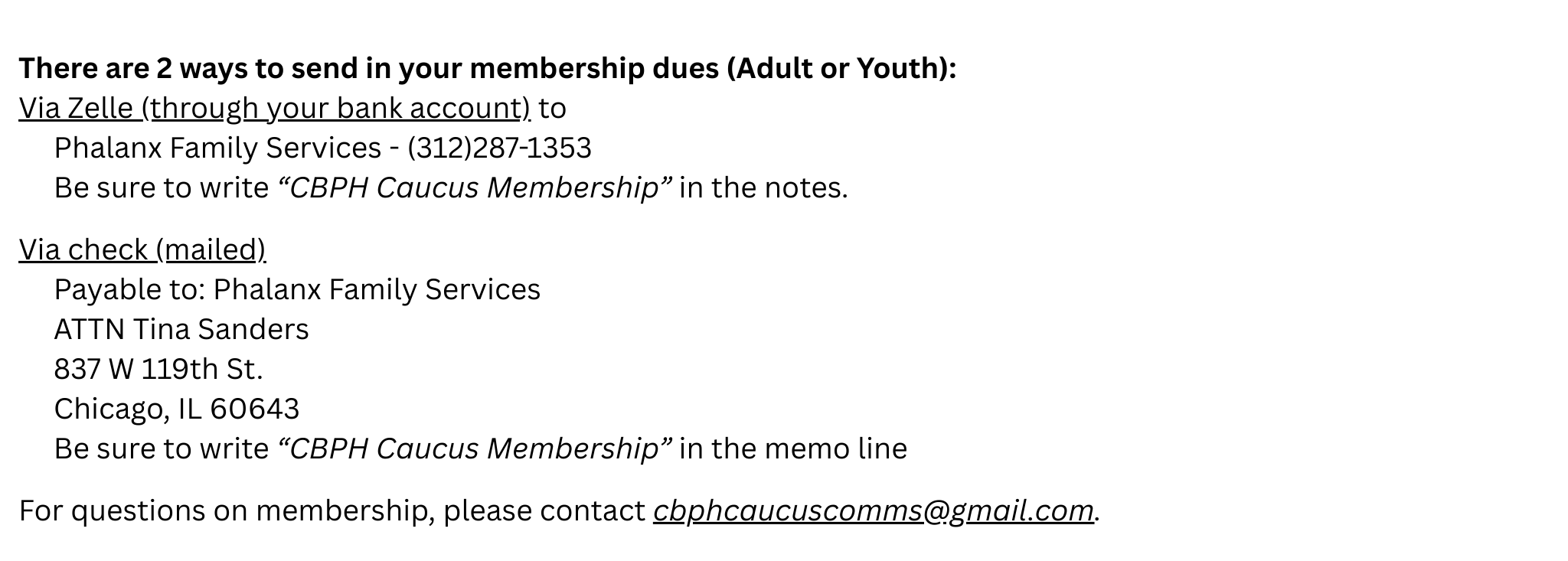 Membership