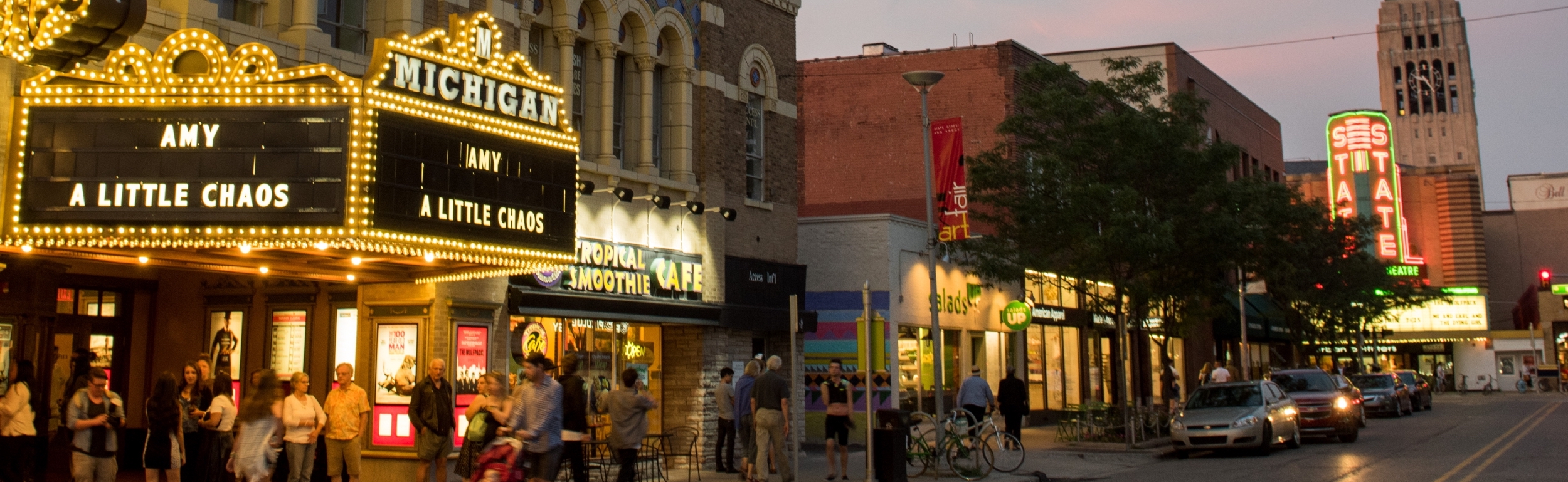 Aerial view of Ann Arbor