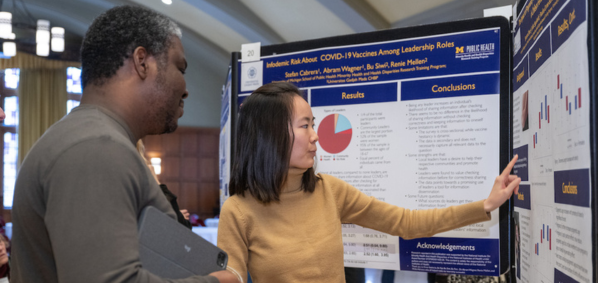 Soverno Chen presenter a research poster