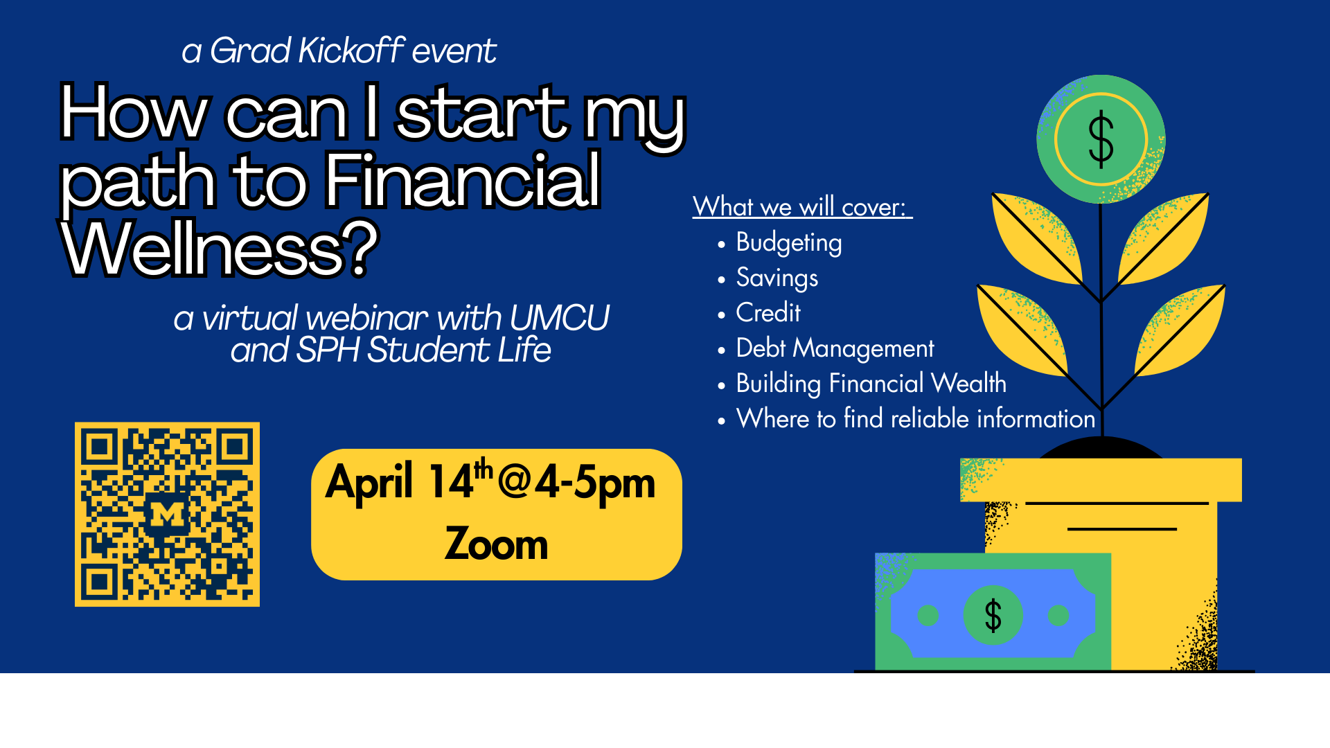 Event Flyer for How can I start my path to Financial Wellness?