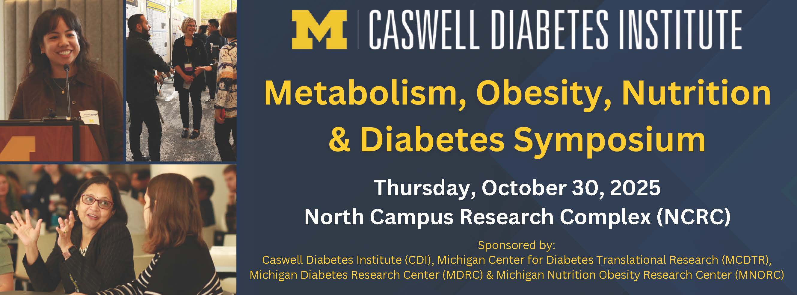 Event Flyer for Caswell Diabetes Institute Metabolism, Obesity, Nutrition & Diabetes Symposium