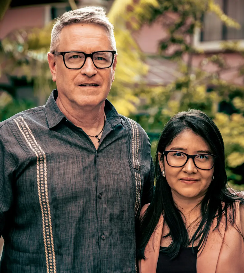 John Piette, left, and Darlin Mancia.