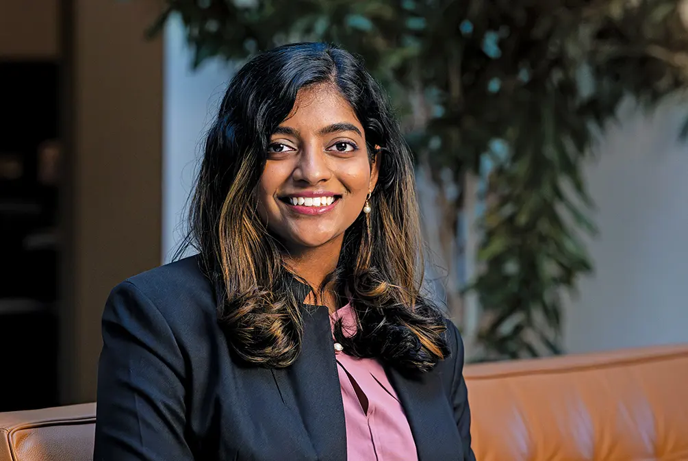 Swati Sriram, MPH ’23, at NSF.
