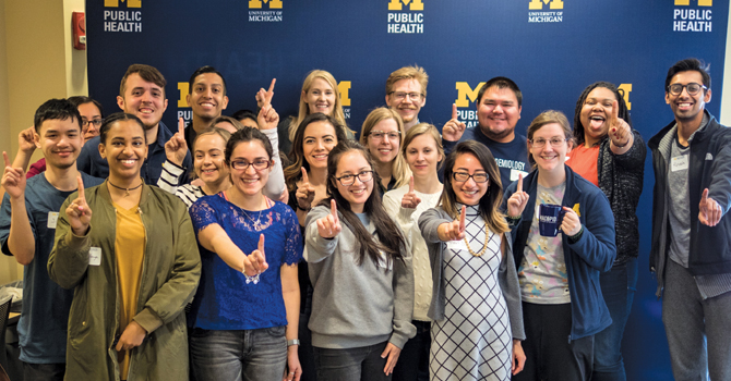 First-generation student social at Michigan Public Health