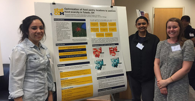 STATCOM students present on their project