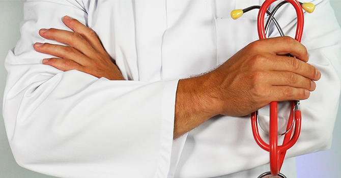 doctor crossing arms