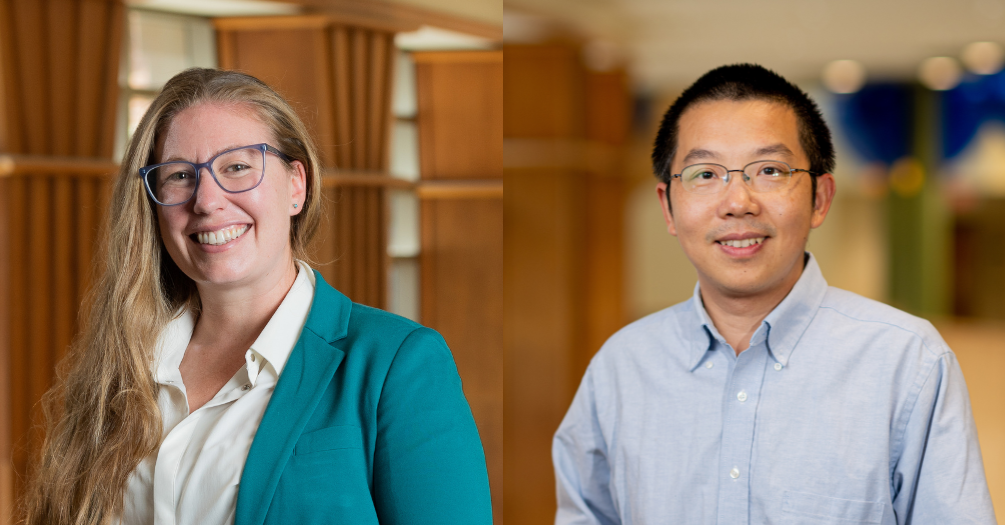 Headshot of Kelly Bakulski and Xiang Zhou