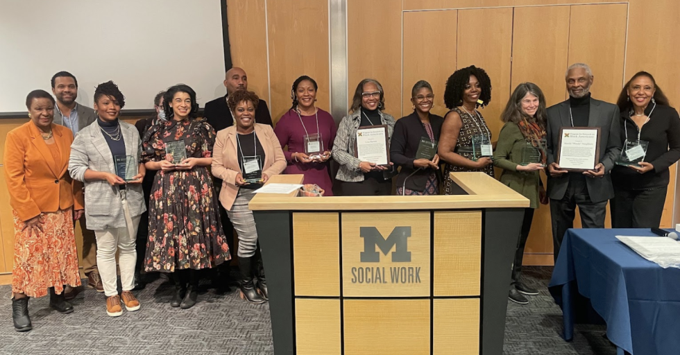 Pictured, from the left: Cleopatra Caldwell, Myles Durkee, Christina Cross, Jane Rafferty, Meredith Hope, Krim Lacey, Christy Erving, Dawne Mouzon, Lisa Barnes, Bridget Goosby, Ruby Mendenhal, Jamie Abelson, Harold “Woody” Neighbors,” and Deborah Robinson.