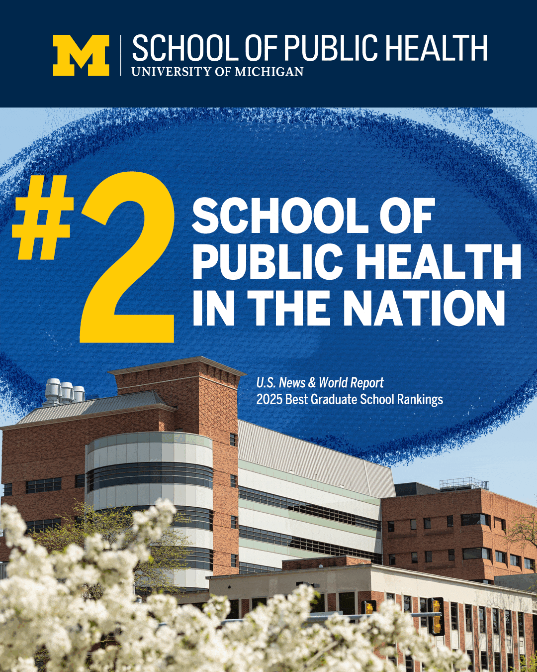 University of Michigan School of Public Health rankings for 2025.