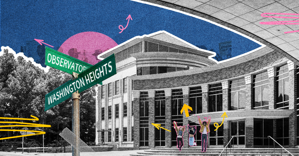 Illustration of the University of Michigan School of Public Health