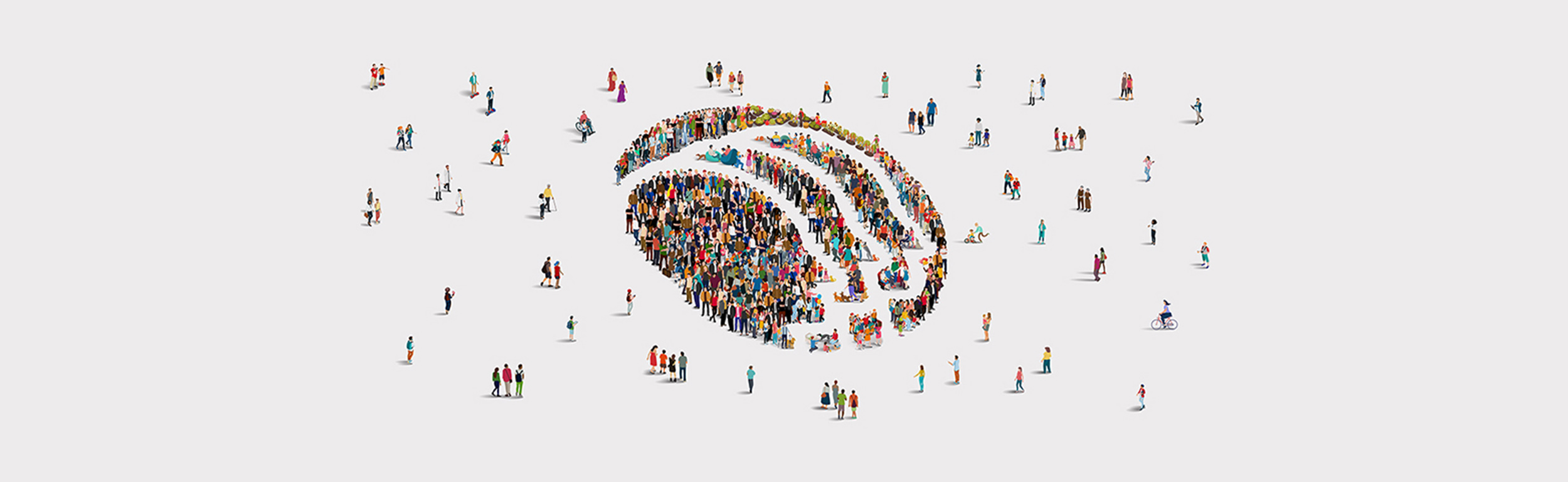 illustration of a population