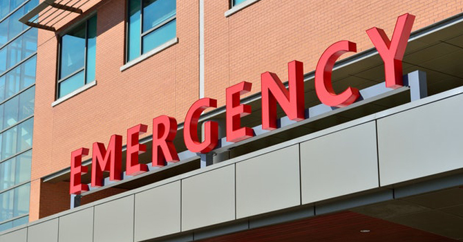 Hospital Emergency Sign